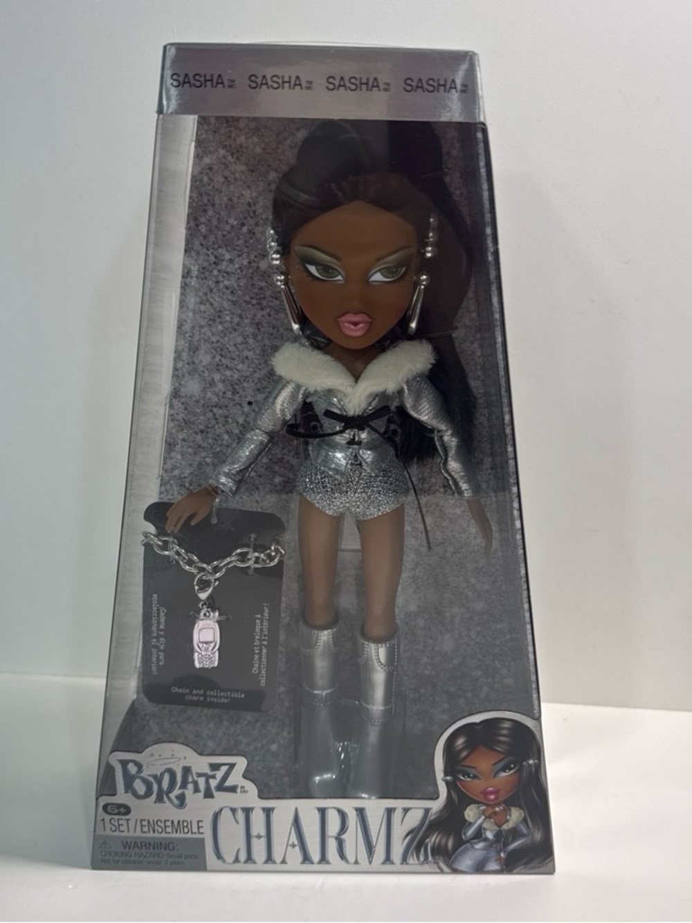 Charmz BRATZ Sasha Doll in Silver -